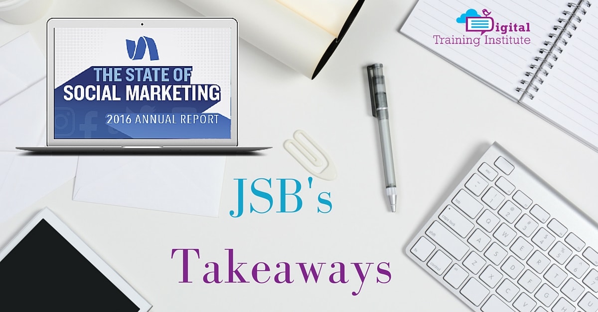 Simply Measured State of Social Marketing Report 2016 Key Takeaways by Joanne Sweeney-Burke
