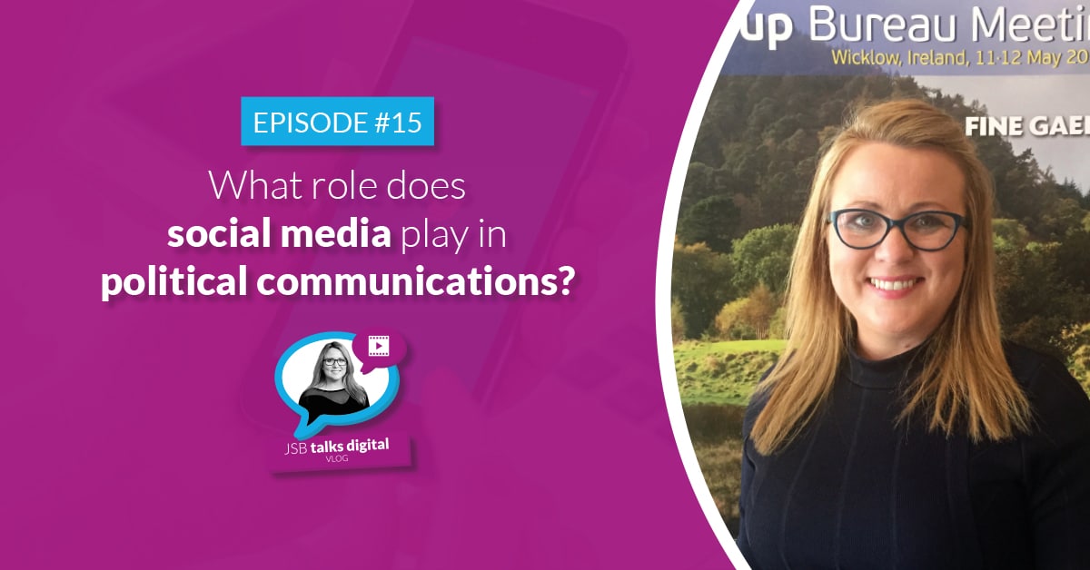 JSB Talks Digital Vlog #15 - Role of Social Media in Political Communications