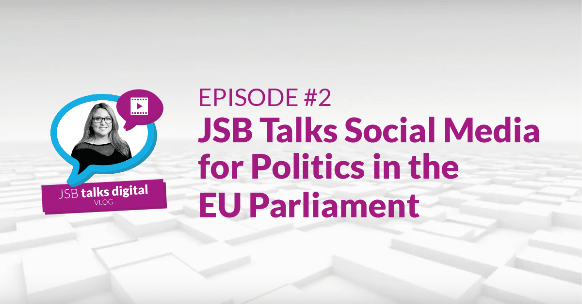 JSB Talks Digital Vlog - JSB Talks Social Media for Politics