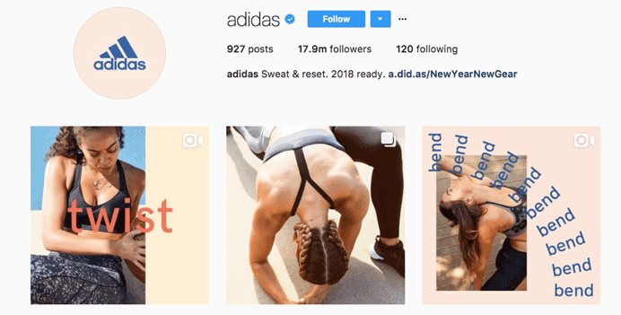 Adidas Instagram