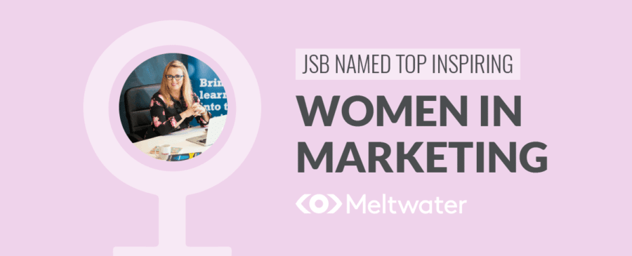 JSB Named Top Inspiring Women in Marketing [UK & Ireland]