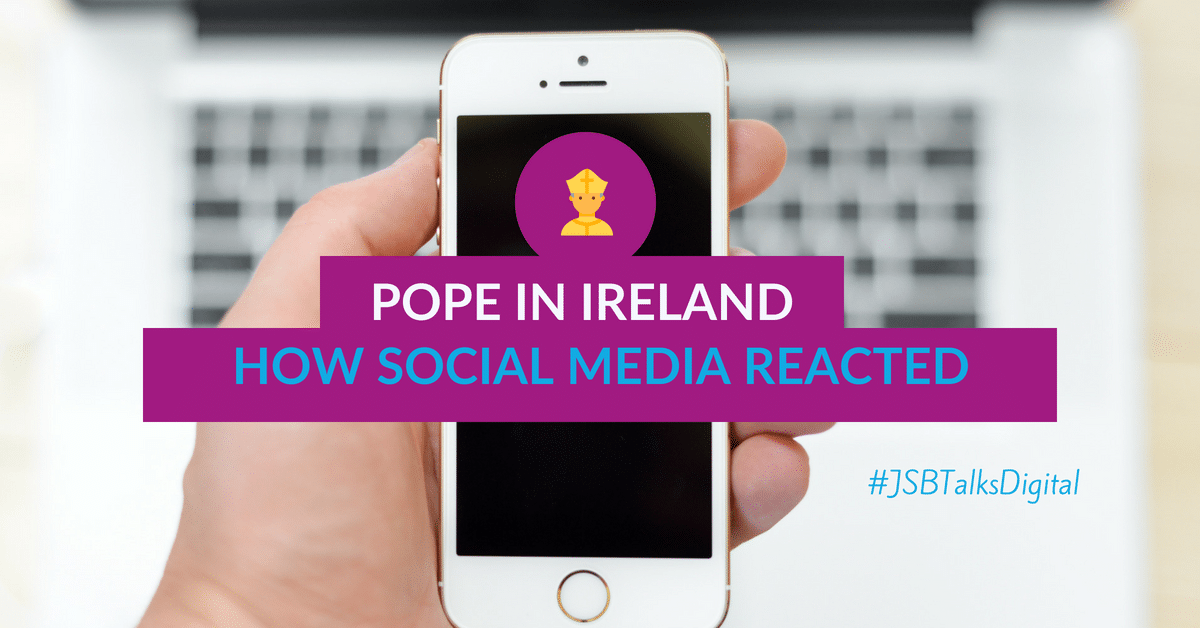 Pope in Ireland how social media reacted
